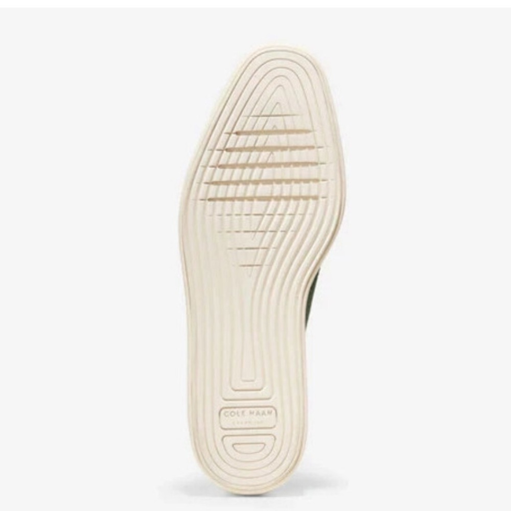 NWT Cole Haan Women's Øriginal Grand Platform Oxford in Scarab Ivory Knit Size 8 - Picture 6 of 8